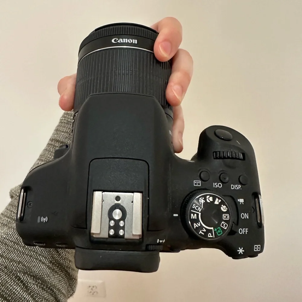 Canon EOS Rebel T6i with 18-55 mm lens (USED, LIKE NEW QUALITY)